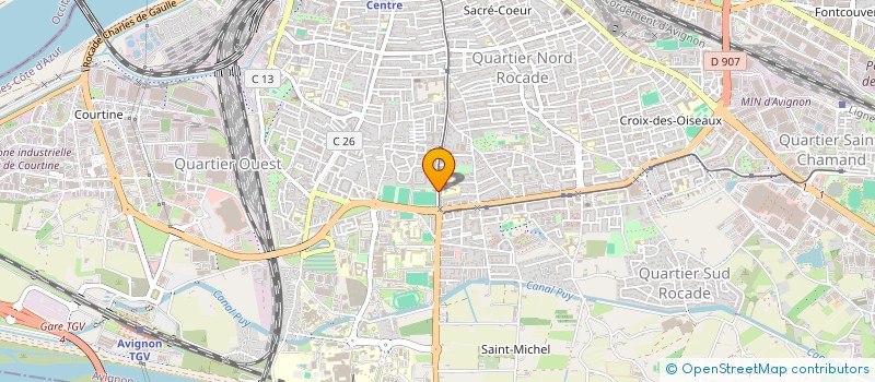 localisation de l'entreprise SAINT RUF à AVIGNON