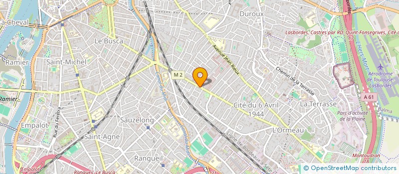 localisation de l'entreprise SAINT SABIN à TOULOUSE