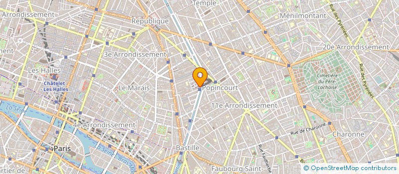 localisation de l'entreprise SAINT-SABIN  PARIS