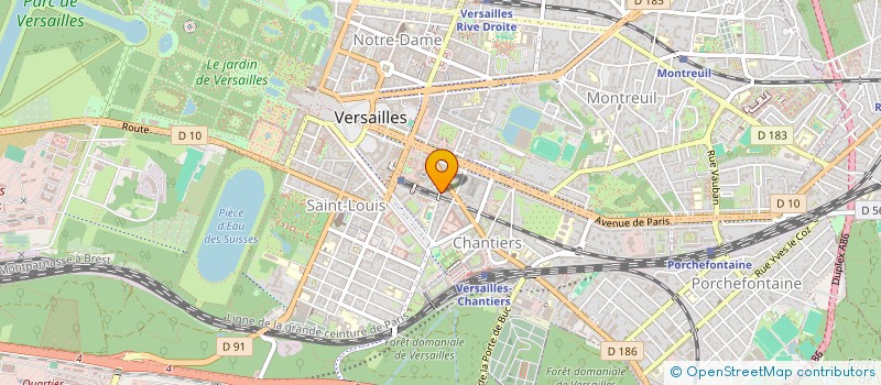 localisation de l'entreprise SAINT SACERDOS à VERSAILLES