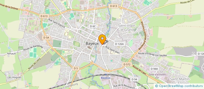 localisation de l'entreprise SAINT-SAENS à BAYEUX