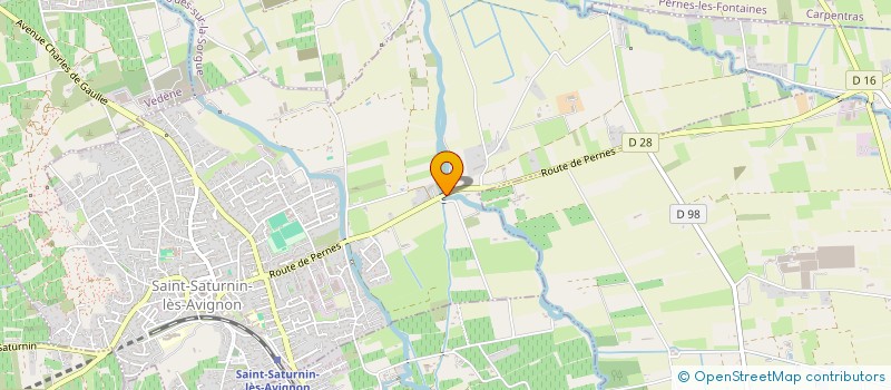 localisation de l'entreprise SAINT SATURNIN UN AVENIR A PARTAGER  SAINT-SATURNIN-LES-AVIGNON