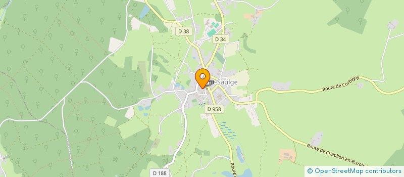 localisation de l'entreprise SAINT-SAULGE ANIMATION  SAINT-SAULGE