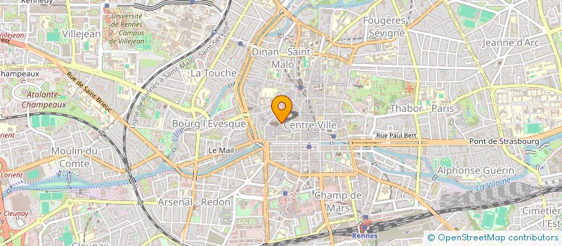localisation de l'entreprise SAINT SAUVEUR à RENNES