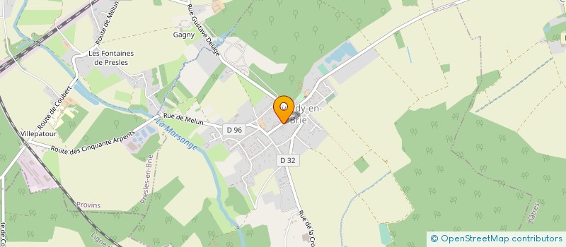 localisation de l'entreprise SAINT SAUVEUR à LIVERDY-EN-BRIE