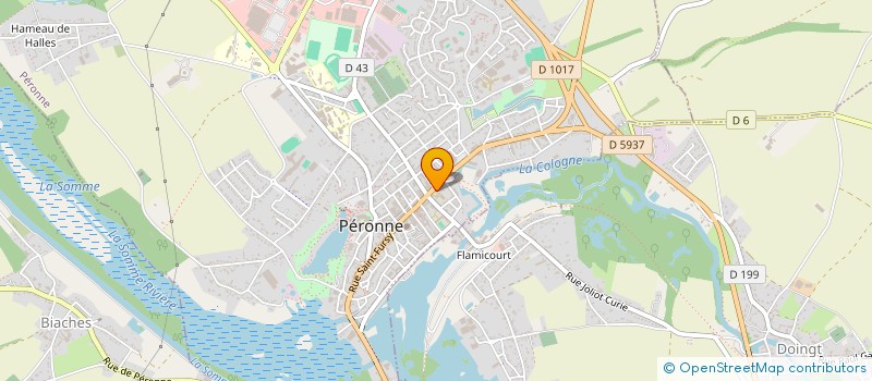 localisation de l'entreprise SAINT SAUVEUR à PERONNE