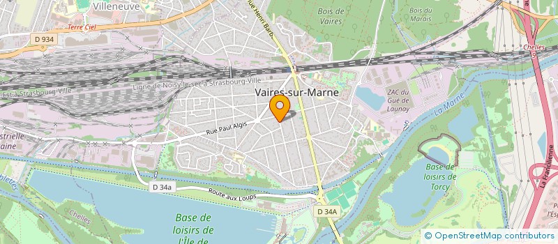 localisation de l'entreprise SAINT SAUVEUR  VAIRES-SUR-MARNE