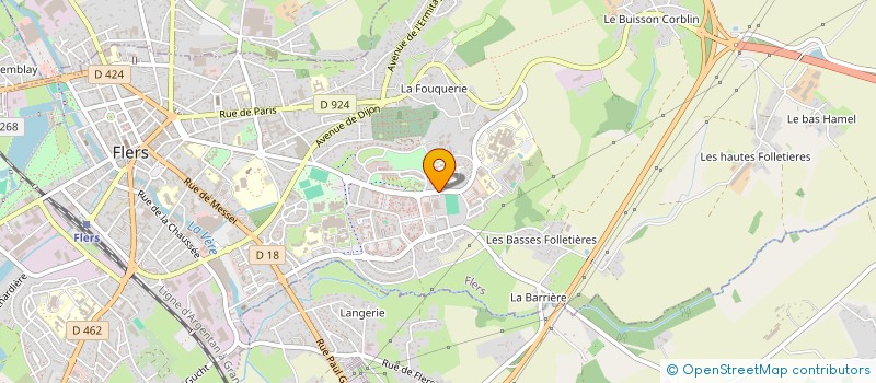 localisation de l'entreprise SAINT-SAUVEUR ENERGIE  FLERS