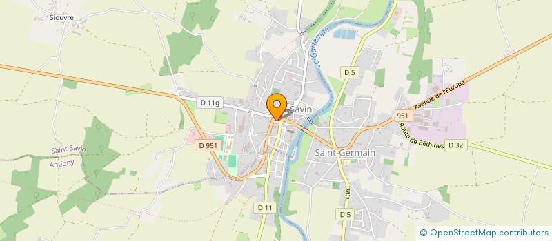 localisation de l'entreprise SAINT SAVIN 8 POOL  SAINT-SAVIN