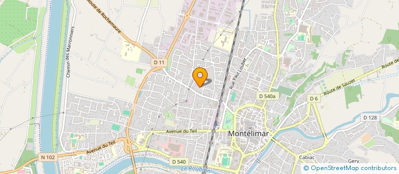 localisation de l'entreprise SAINT SAVOURNIN à MONTELIMAR