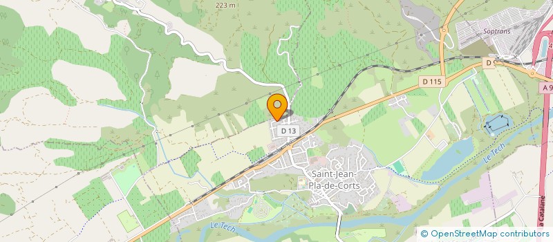 localisation de l'entreprise SAINT SEBASTIEN  SAINT-JEAN-PLA-DE-CORTS