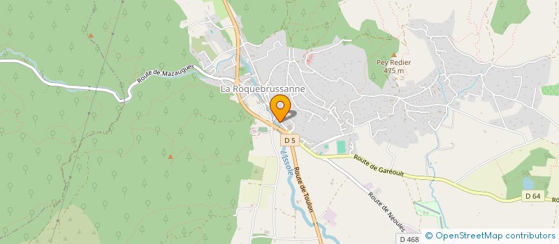 localisation de l'entreprise SAINT SEBASTIEN  LA ROQUEBRUSSANNE