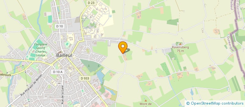 localisation de l'entreprise SAINT SEBASTIEN DE MERRIS à BAILLEUL