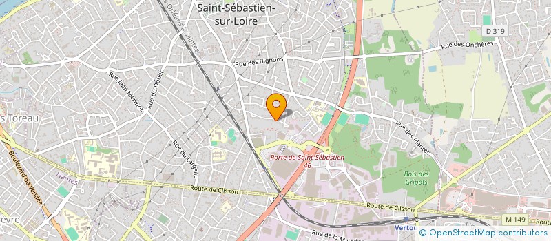 localisation de l'entreprise SAINT SEBASTIEN - KAPOSVAR (HONGRIE) à SAINT-SEBASTIEN-SUR-LOIRE