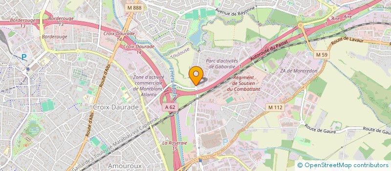 localisation de l'entreprise SAINT-SERNIN IMMO à TOULOUSE