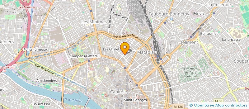 localisation de l'entreprise SAINT-SERNIN IMMOBILIER  TOULOUSE
