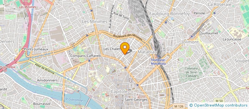 localisation de l'entreprise SAINT SERNIN KARATE à TOULOUSE