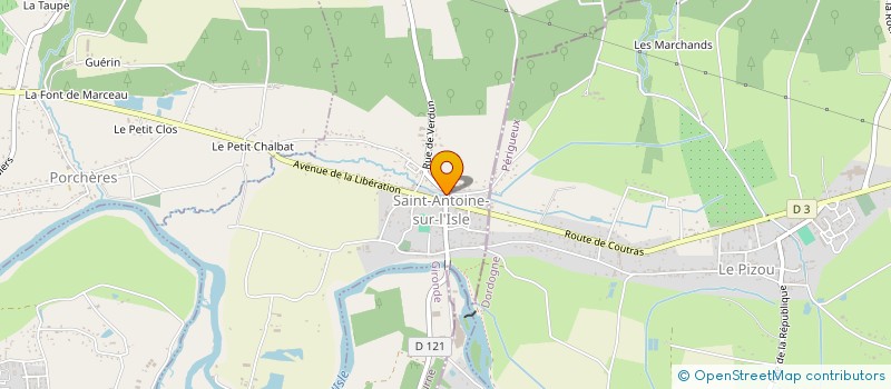 localisation de l'entreprise SAINT SEURIN FOOTBALL CLUB à SAINT-SEURIN-SUR-L'ISLE
