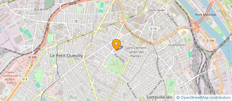 localisation de l'entreprise SAINT-SEVER  ROUEN