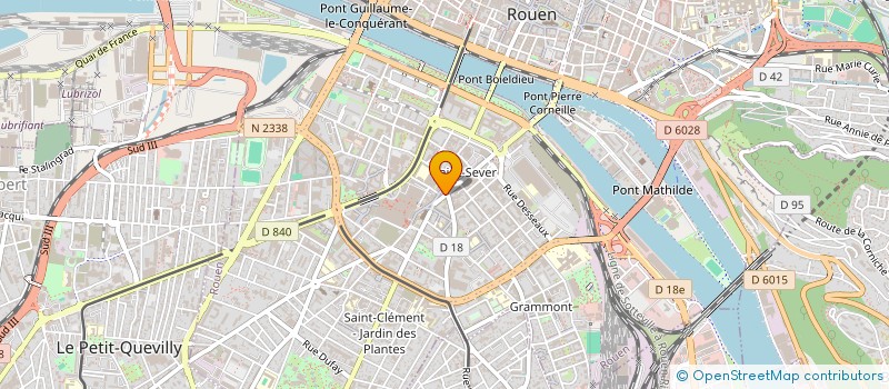 localisation de l'entreprise SAINT SEVER COIFFURE  ROUEN