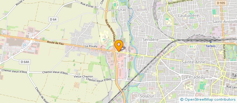 localisation de l'entreprise SAINT-SEVERIN  TARBES