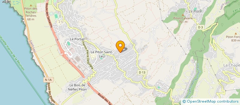 localisation de l'entreprise SAINT SIMON OCEAN INDIEN  SAINT-LEU