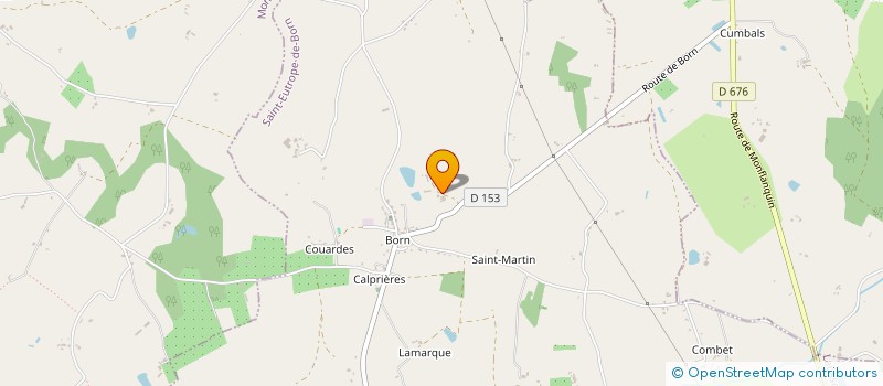 localisation de l'entreprise SAINT SIXTE DE BORN  SAINT-EUTROPE-DE-BORN