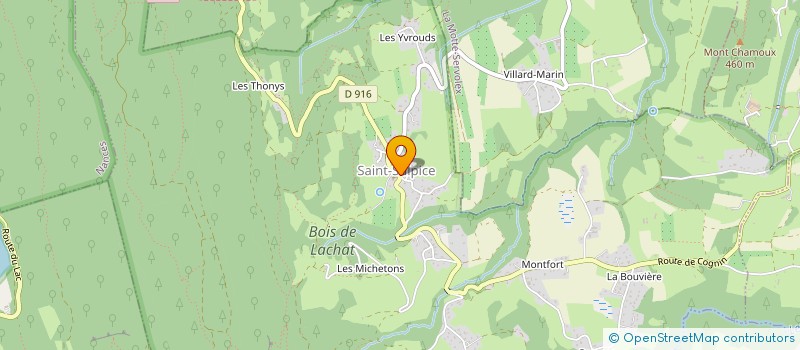 localisation de l'entreprise SAINT SULPICE ARTS MARTIAUX 73  SAINT-SULPICE