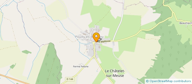 localisation de l'entreprise SAINT SYMPHORIEN à LE CHATELET-SUR-MEUSE