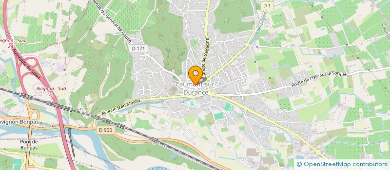 localisation de l'entreprise SAINT SYMPHORIEN à CAUMONT-SUR-DURANCE
