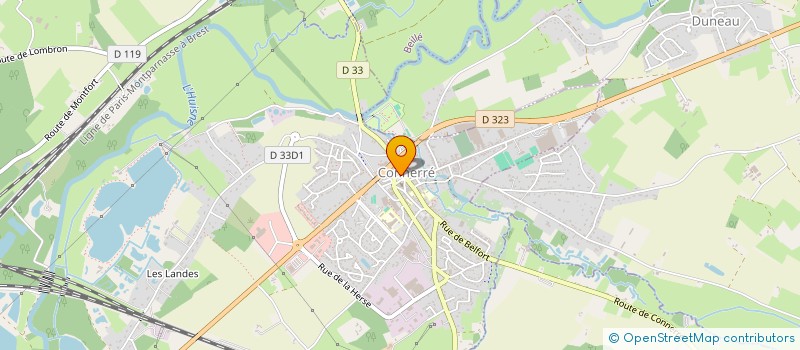 localisation de l'entreprise SAINT SYMPHORIEN  CONNERRE