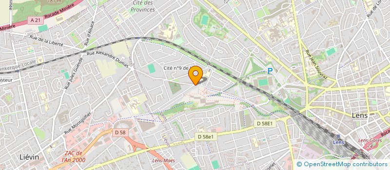 localisation de l'entreprise SAINT THEODORE à LENS