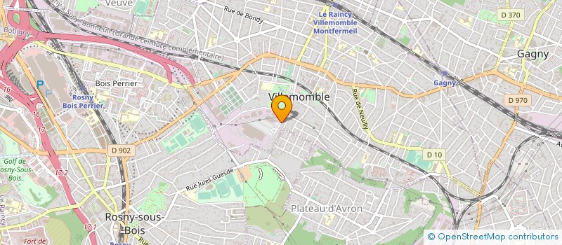 localisation de l'entreprise SAINT THIBAULT  VILLEMOMBLE