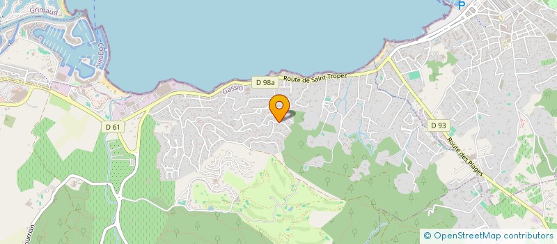 localisation de l'entreprise SAINT TROPEZ BAY PROPERTY  GASSIN