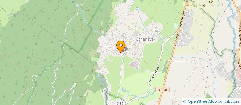 localisation de l'entreprise SAINT TROPEZ SARL  ECHENEVEX