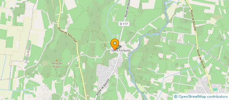 localisation de l'entreprise SAINT TURQUOIS  SUZE-LA-ROUSSE