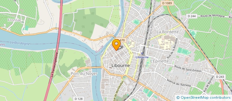 localisation de l'entreprise SAINT VENCE IMPRESSION à LIBOURNE