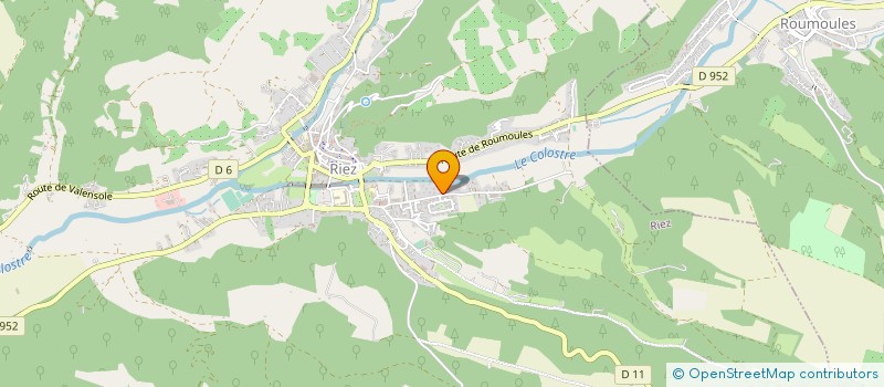localisation de l'entreprise SAINT VERAN  RIEZ