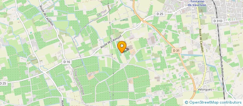 localisation de l'entreprise SAINT VERAN  L'ISLE-SUR-LA-SORGUE