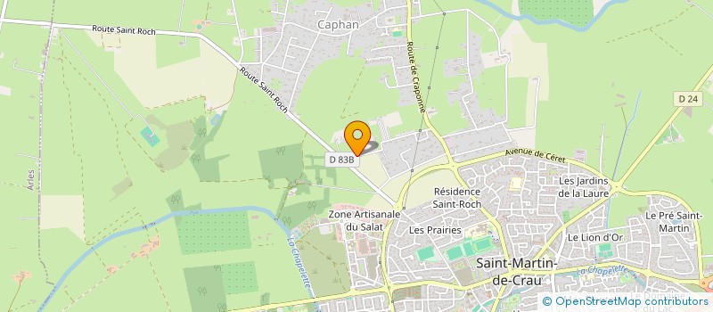 localisation de l'entreprise SAINT VERAN DISTRIBUTION  SAINT-MARTIN-DE-CRAU