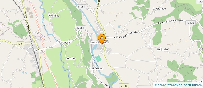 localisation de l'entreprise SAINT VIANCE LOISIRS à SAINT-VIANCE