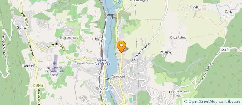 localisation de l'entreprise SAINT VICTOR  SEYSSEL