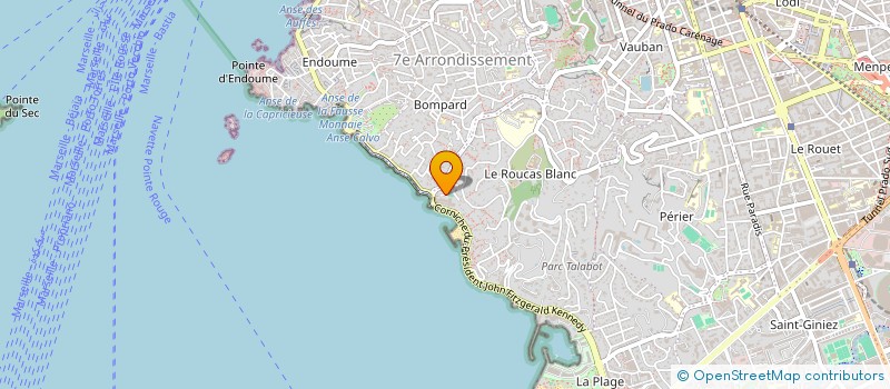localisation de l'entreprise SAINT VICTOR à MARSEILLE 7