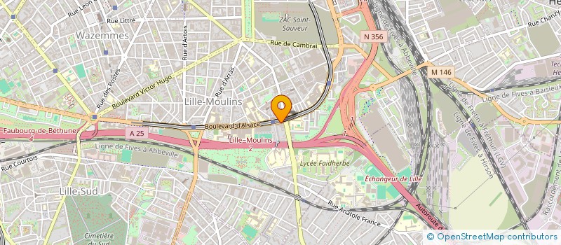 localisation de l'entreprise SAINT VICTOR  LILLE