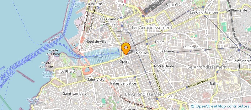 localisation de l'entreprise SAINT VICTOR SAS à MARSEILLE
