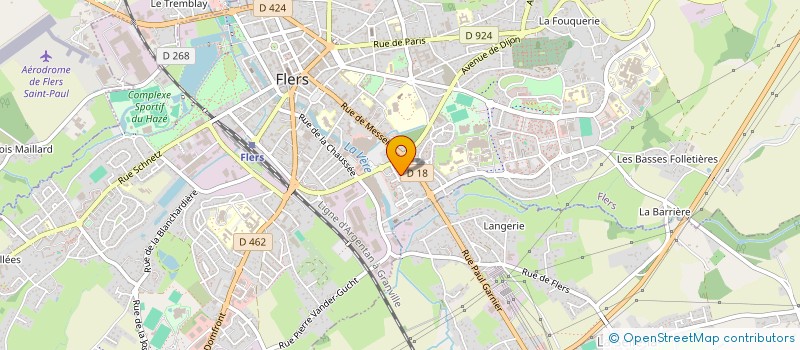 localisation de l'entreprise SAINT VIGOR à ATHIS-VAL DE ROUVRE