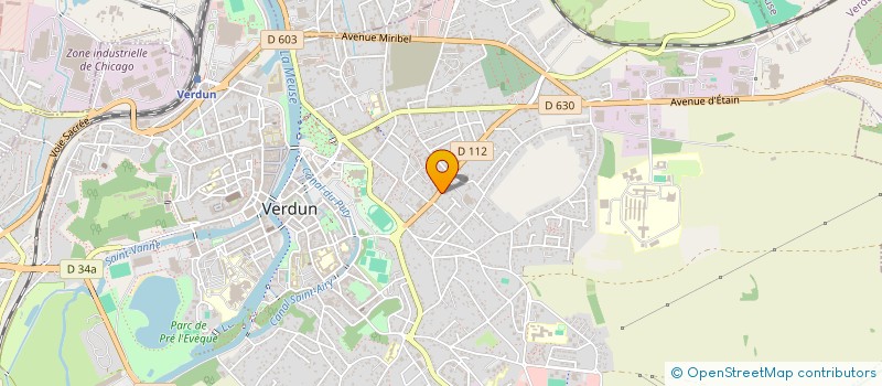 localisation de l'entreprise SAINT-VINCENT à VERDUN