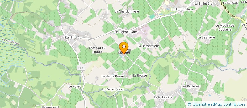 localisation de l'entreprise SAINT VINCENT à LE LANDREAU