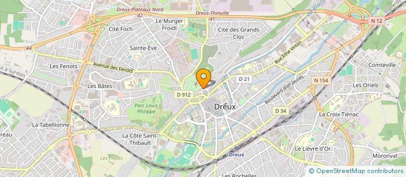 localisation de l'entreprise SAINT VINCENT à DREUX