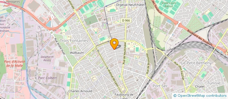 localisation de l'entreprise SAINT-VINCENT  REIMS